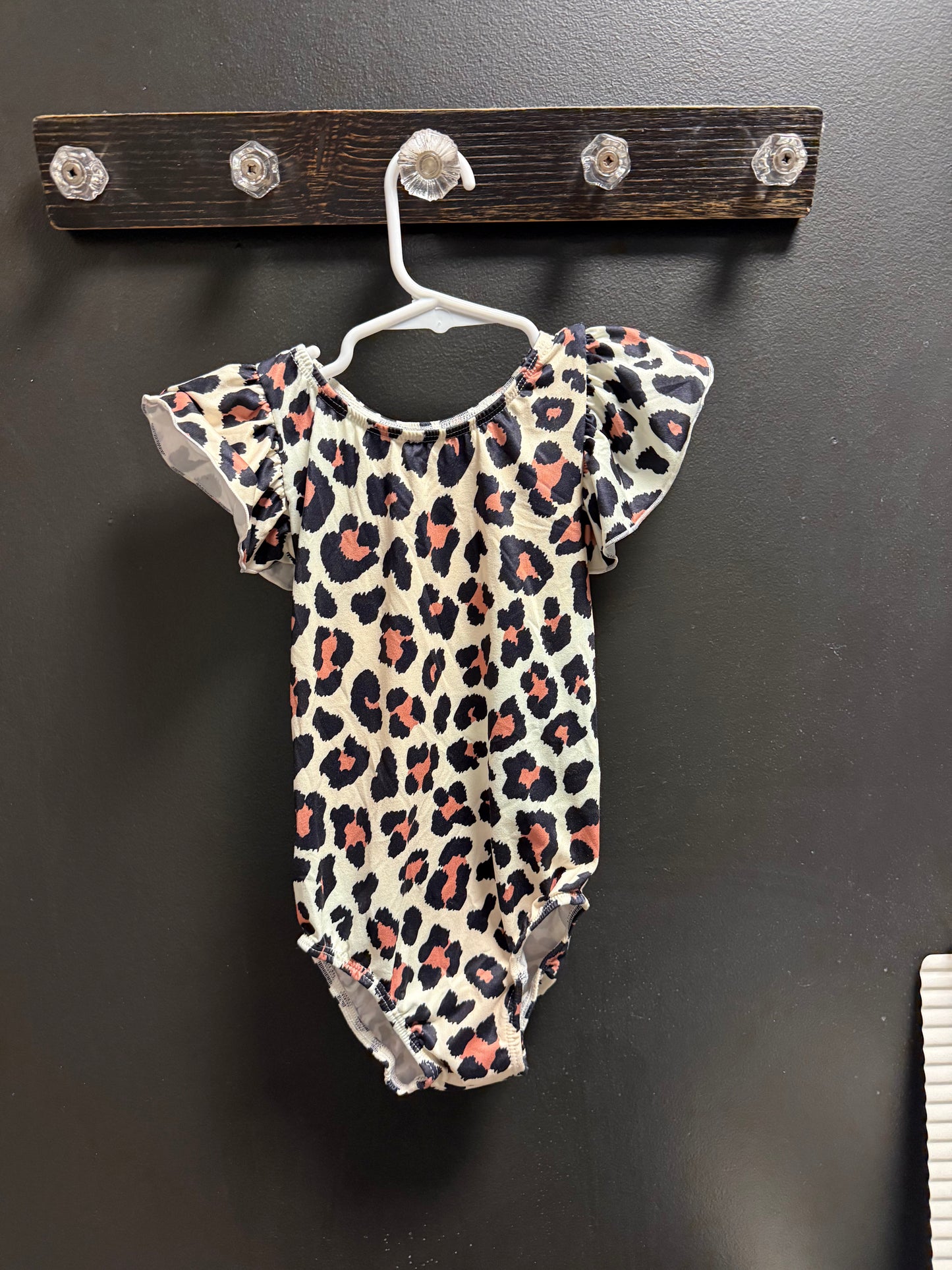 Animal Print Flutter Sleeve Leo