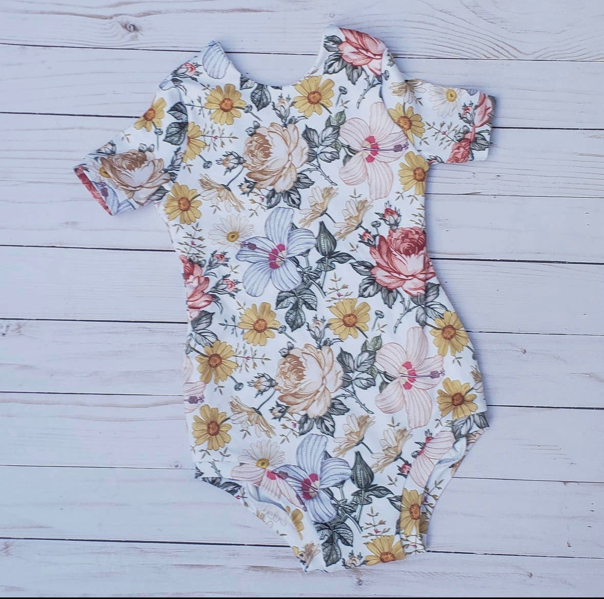Multi Floral Leotard