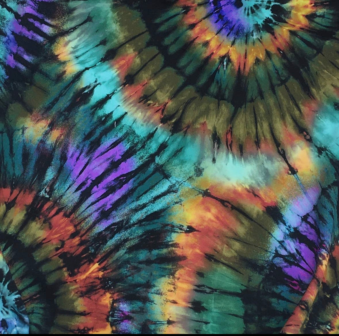 Dark Tie Dye Dance Short