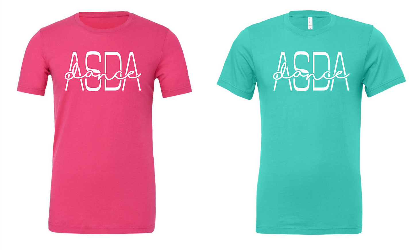 Blue or Pink ASDA Dance T-Shirt
