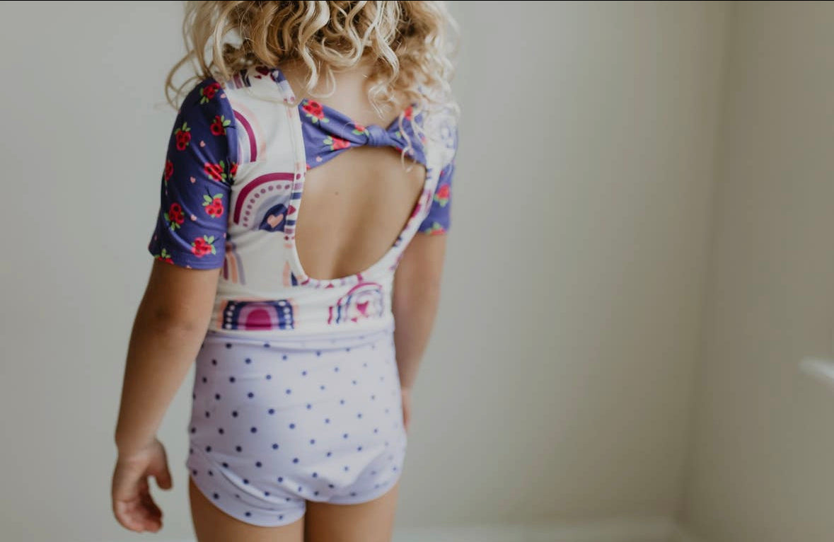 Purple Rainbow Leotard