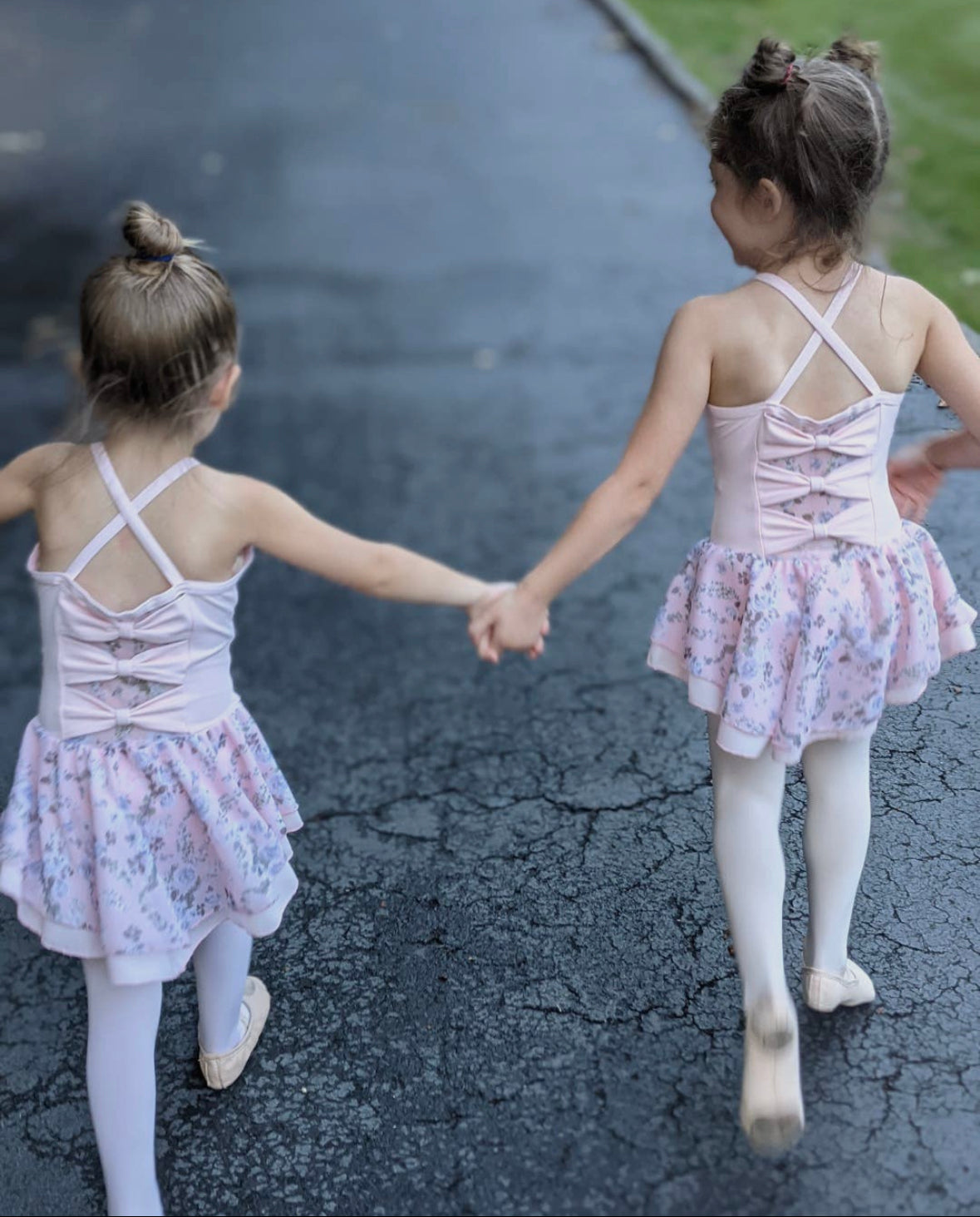 Halter Leo with Back Bow Skirted Leo