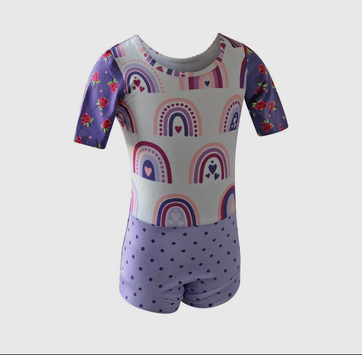 Purple Rainbow Leotard