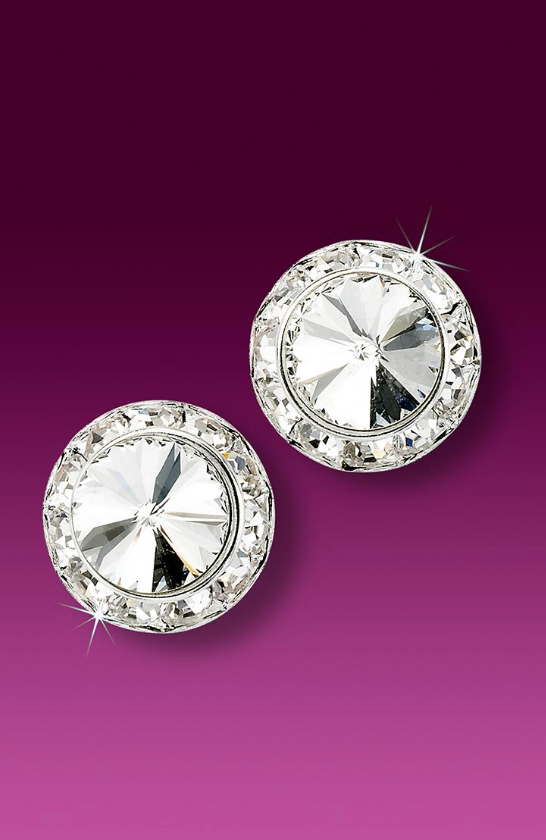 Recital Rhinestone Dance Earrings