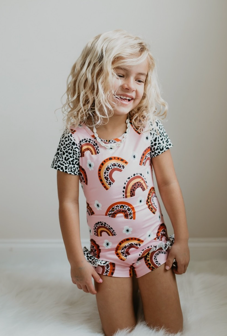 Leopard Rainbow Leotard