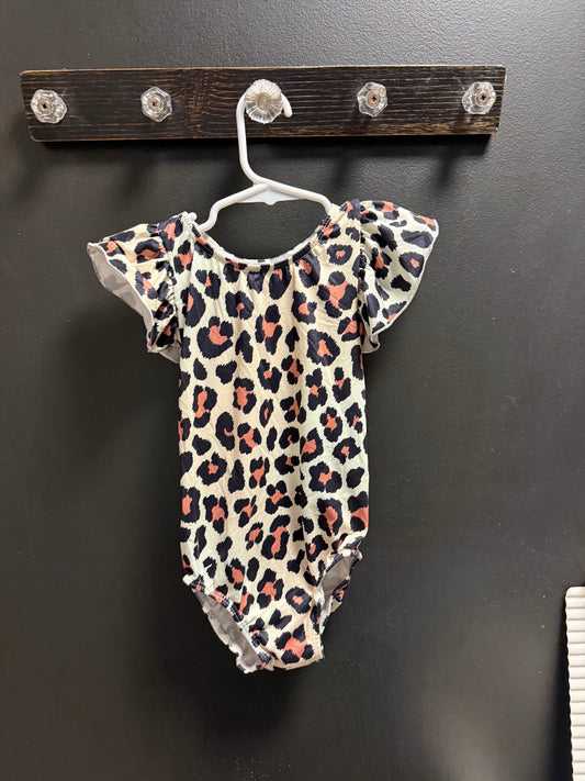 Animal Print Flutter Sleeve Leo