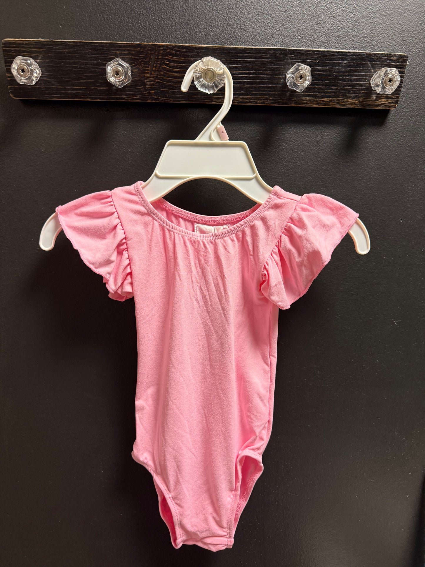 Light Pink Flutter Sleeve Leo