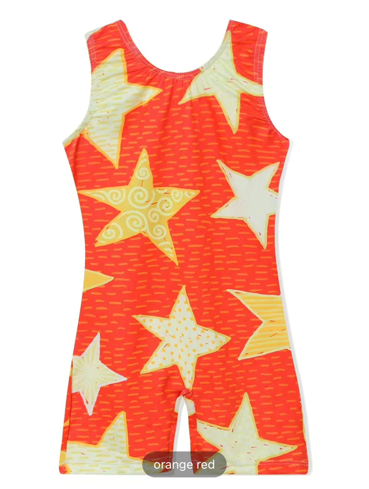 Orange Star Unitard